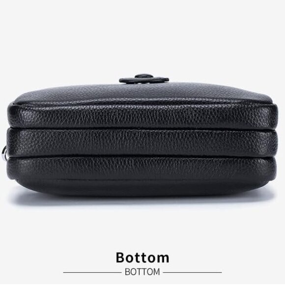 Leather Crossbody Bag Women Small Shoulder Purse Cell Phone Organizer - Picture 6 of 8